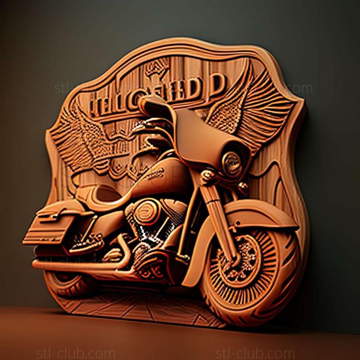 3D модель Harley Davidson Electra Glide (STL)